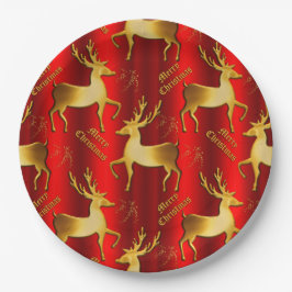 Festive Guld och Red Reindeer jul