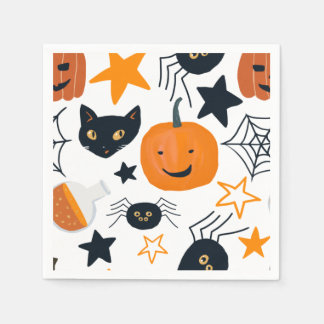 Festive Halloween fest Napkins Pappersservett