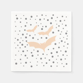 Festive Halloween Tableware - Black and Orange Fla Pappersservett