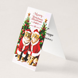 Festive Hälsning Messages for Cats Älskare Kort