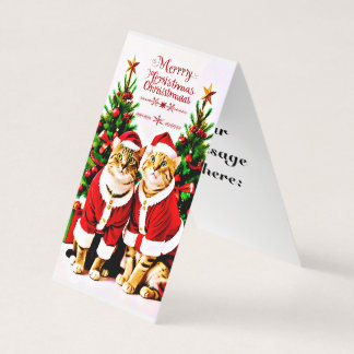 Festive Hälsning Messages for Cats Älskare Kort