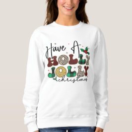 Festive har en Jolly Julafton White Sweatshirt T Shirt