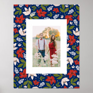 Festive Helgdag Blommigt Poster