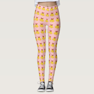 Festive Helgdag Cheer Leggings med julklapp