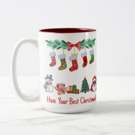 Festive Helgdag Design 15 oz Mugg