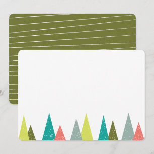 Festive Helgdag Forest 5x7 Stationärt kort