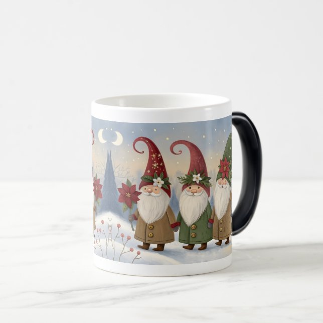 Festive Helgdag Gnomes Magisk Mugg (Framsida höger)