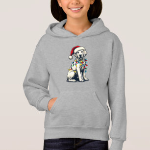 Festive Helgdag Labrador Hund med julljus T Shirt