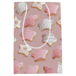 Festive Helgdag Latte with Cookies Wrapping Papper