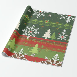 Festive Helgdag och Träd Presentpapper