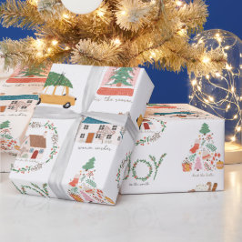 Festive Helgdag Quotes & Bilder jul Mönster Presentpapper