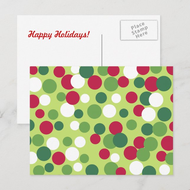 Festive Helgdag-vykort Helg Vykort (Fram/baksida)