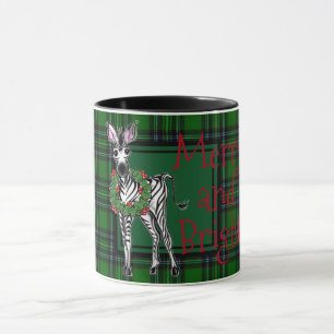 Festive Helgdag Zebra Holly-andedräkt Planerad g Mugg
