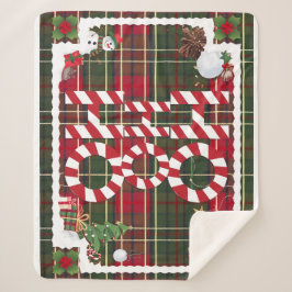 Festive "HO HO HO HO" jul Ull och Sherpa Blank