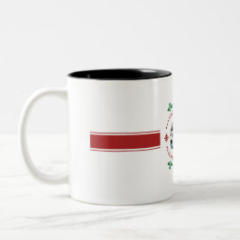 Festive Holiday 67 Soccer Ice Cream Drip Mug, Två-Tonad Mugg