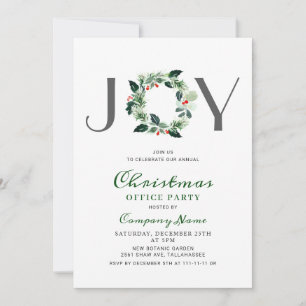Festive Holly-Julfesten Corporate Inbjudningar