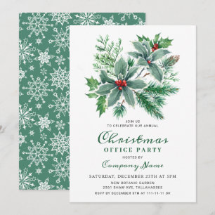 Festive Holly-Julfesten Corporate Inbjudningar