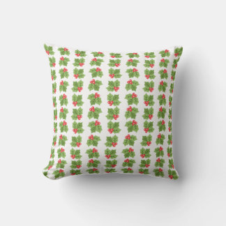 Festive Holly Repeat Pillow Kudde