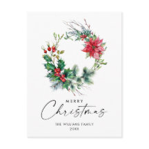 Festive Holly WandeGod-jul Hälsning Helgdag