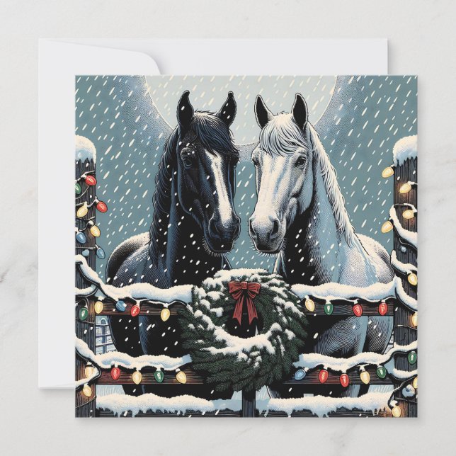 Festive Horses | God jul (Framsida)