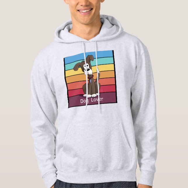 Festive Hund älskare Hoodie (Framsida)