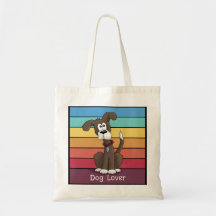 Festive Hund älskare tote