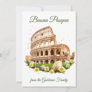 Festive Italiana Glad påsk Buona Pasqua Julkort