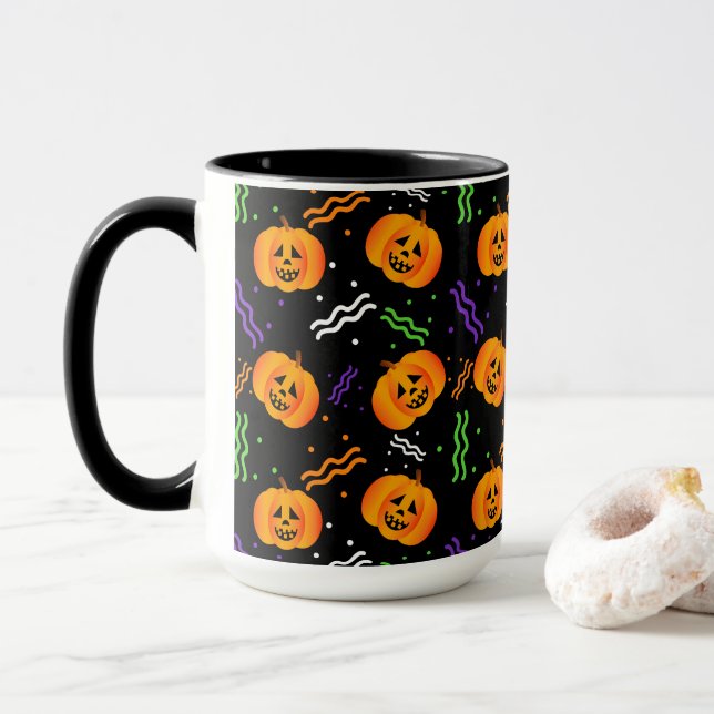 Festive Jack-O'-Lanternor Combo Mugg (Med munk)