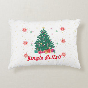 Festive Jingle Klockor Pillow Prydnadskudde