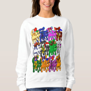 Festive Jolly Meowy-julkattor T Shirt