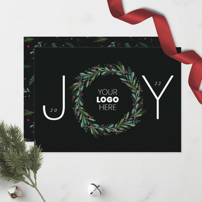 Festive JOY Corporate Wandan Lövs Berries Julkort (Skapare uppladdad)