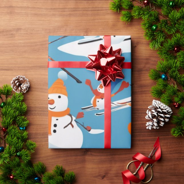 Festive Joy Jul Wrapping Papper Presentpapper (Julgåva)