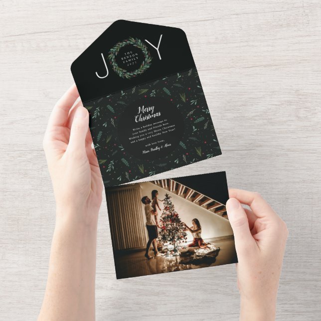 Festive JOY JY Julkrutans Moss 1 Foto (Avrivbar del)