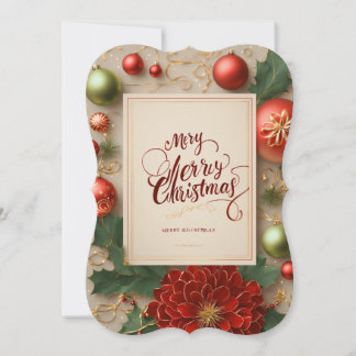Festive Joy Premium Greeting-kort Kort