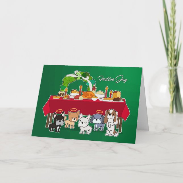 Festive Joy Tack Kort (Framsida)