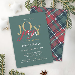 Festive Joy till World Choir Party Inbjudningar