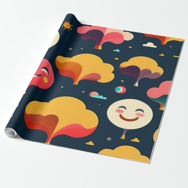 Festive Joy 🎁 Wrapping Papper Collection. Presentpapper (Utrullad)