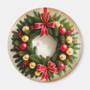 Festive jul-andedräkt på Starry Guld Magnet