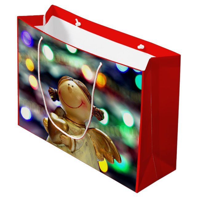 Festive jul Angel Gift Bag (Framsidan Vinklad)