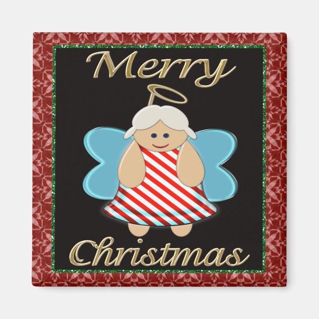 Festive jul Angel Magnet (Framsidan)