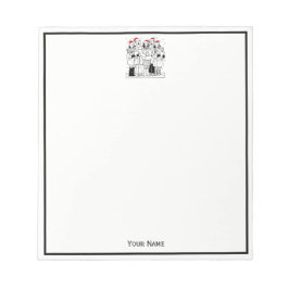 Festive jul Carolines med Snö Julafton Anteckningsblock