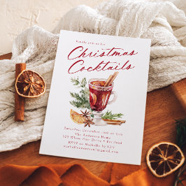 Festive jul Cocktails Julfest Inbjudningar