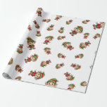 Festive jul Elf Presentpapper<br><div class="desc">Papper julafton Elf-Anpassadet Jul/Festive/Roligt/Helgdagar</div>