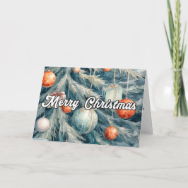 Festive jul-Helgdag Ornaments Kort