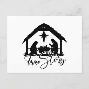 Festive jul Manger Religiösa-scen Helg Vykort