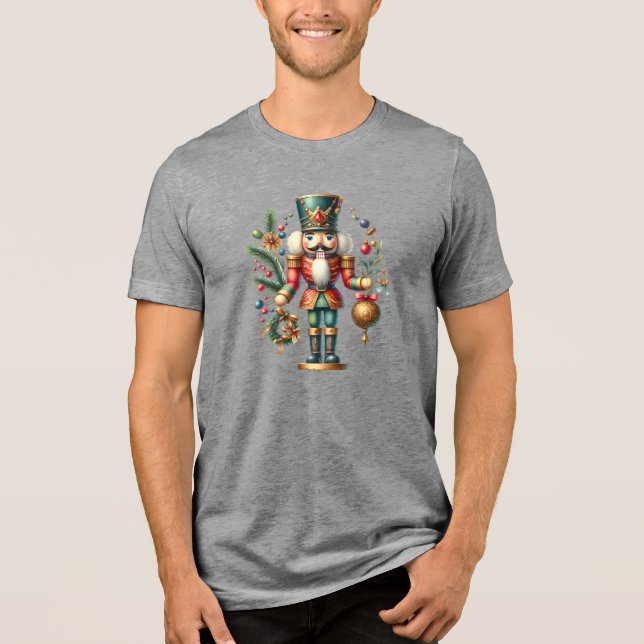 Festive jul Nutcracker T Shirt (Framsida)