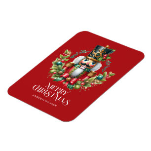 Festive jul Nutcracker Wandeine Anpassningsbar Pho Magnet