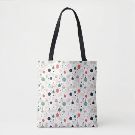 Festive jul Ornament Tote Bag - Helgdag Tygkasse
