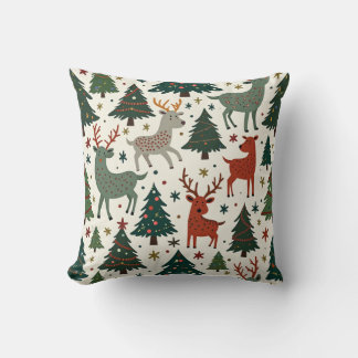 Festive jul Pillow Cushion Kudde