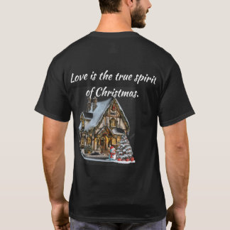 Festive jul Prated T-Shirt - Helgdag Cheer